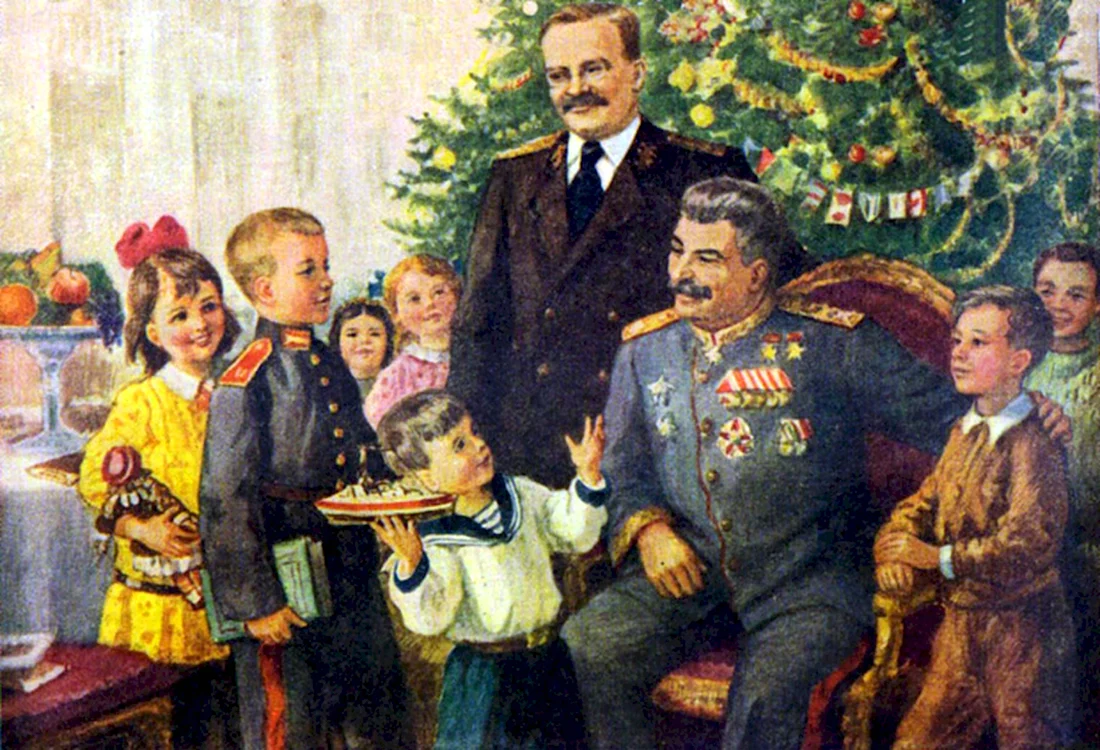 Сталин и Молотов картина