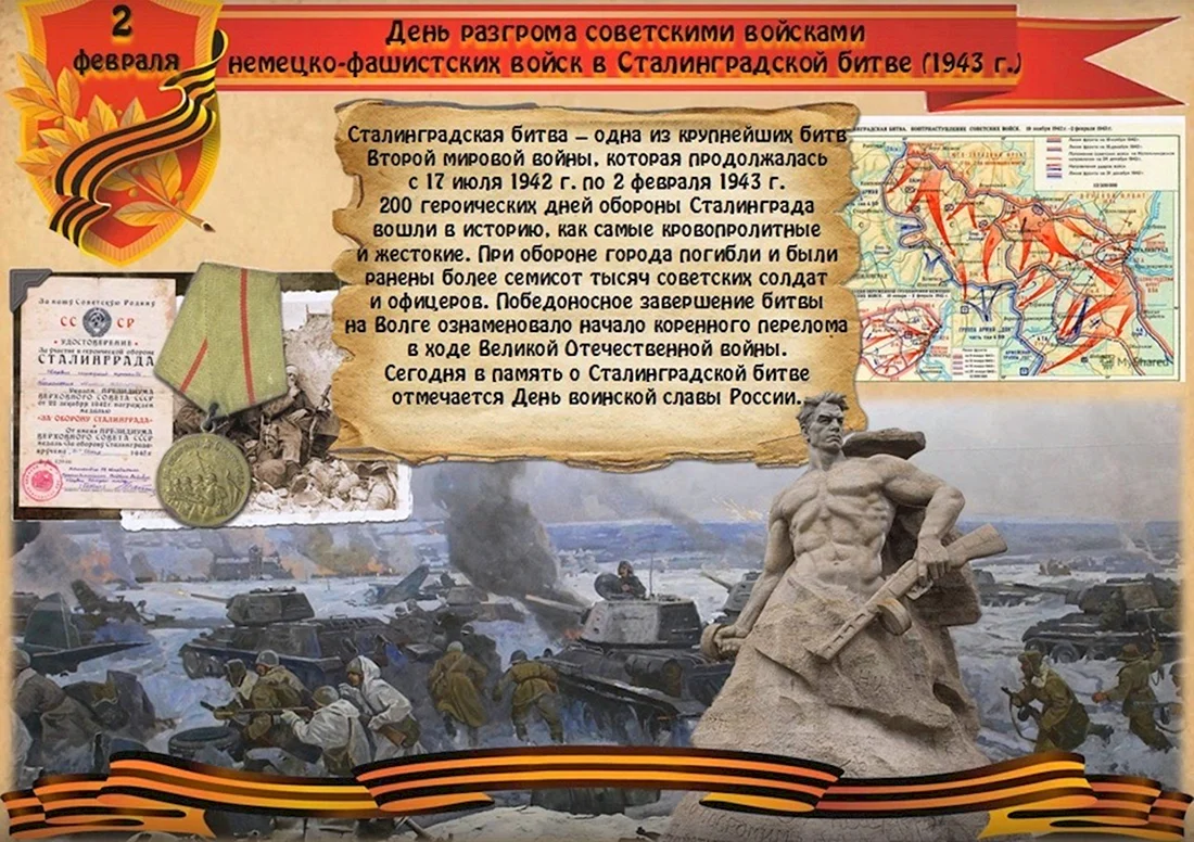 Сталинградская битва день воинской славы России
