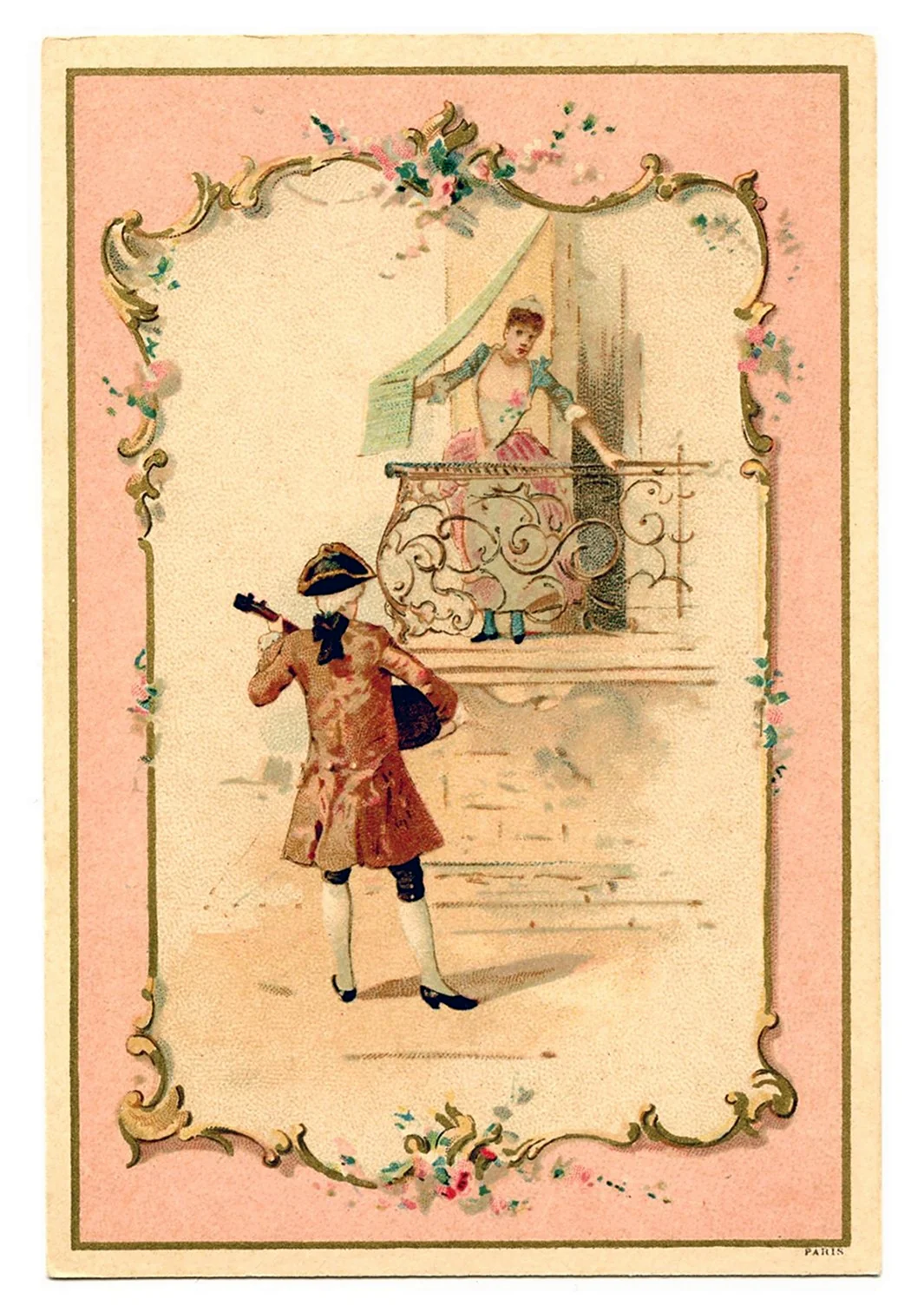 Старинные французские открытки