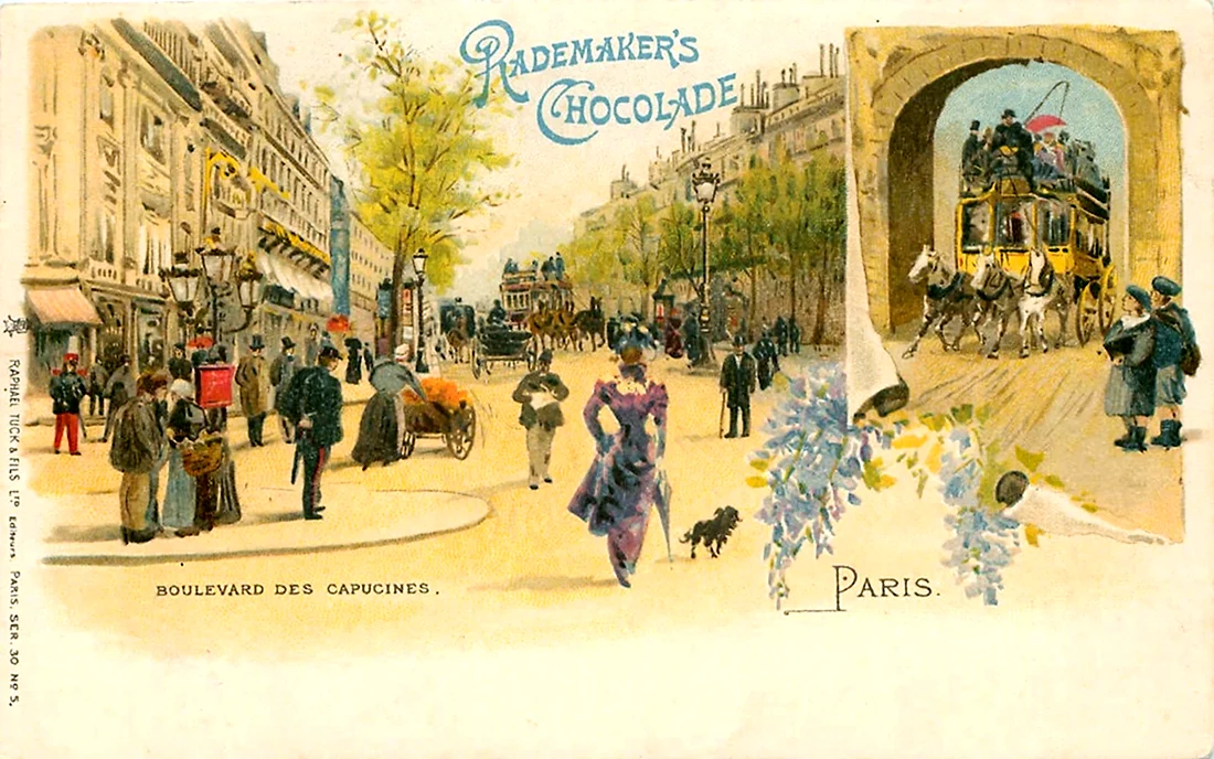 Старинные открытки Франция