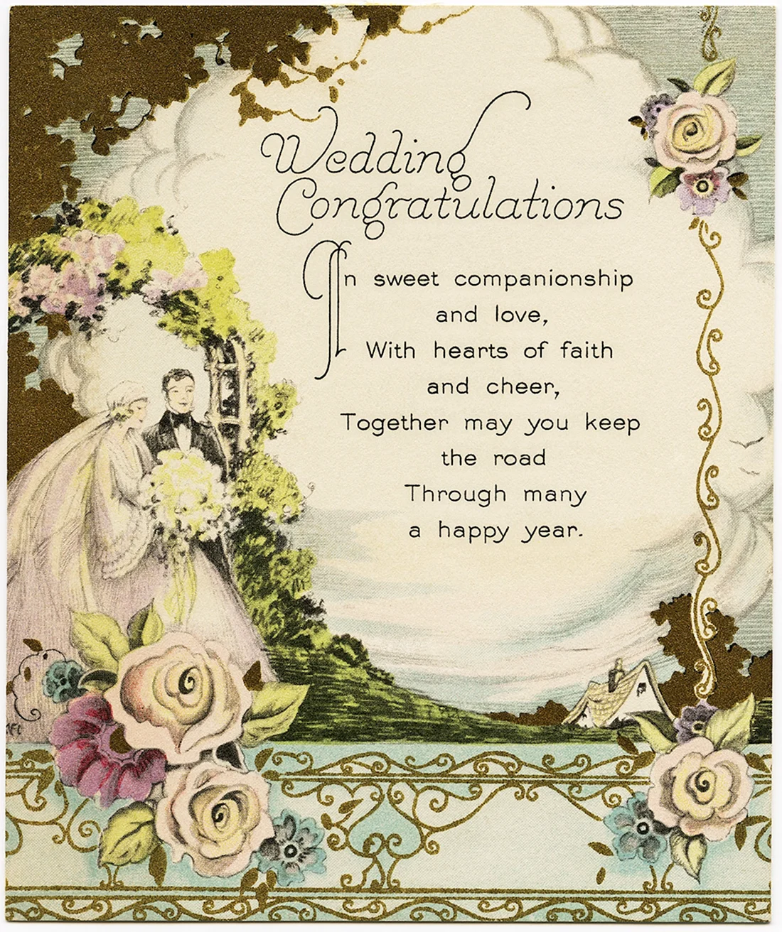 Свадебные поздравления на английском