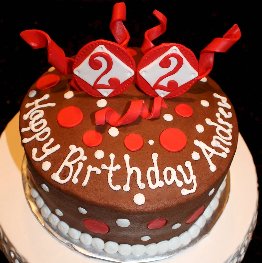 Торт на день рождения 22 года