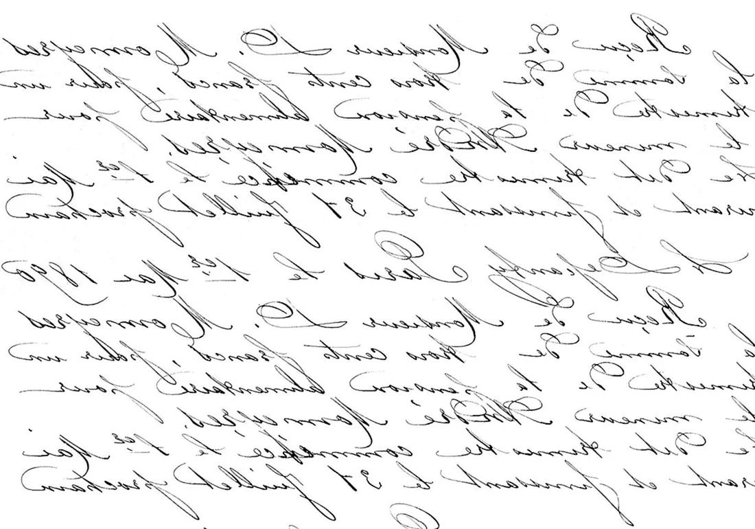 Винтажный почерк