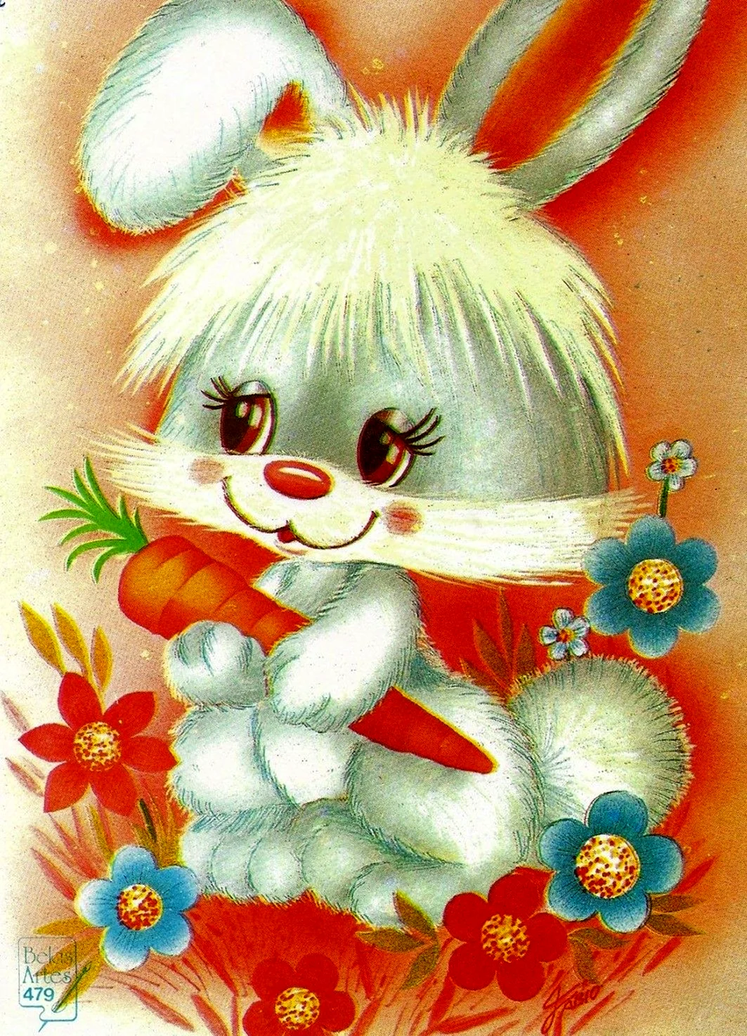 Заяц открытка