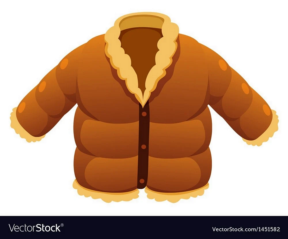 Зимняя куртка мультяшная