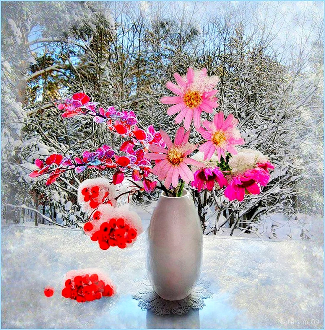 Зимние цветы
