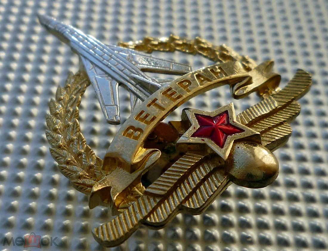 Знак ветеран ВВС СССР