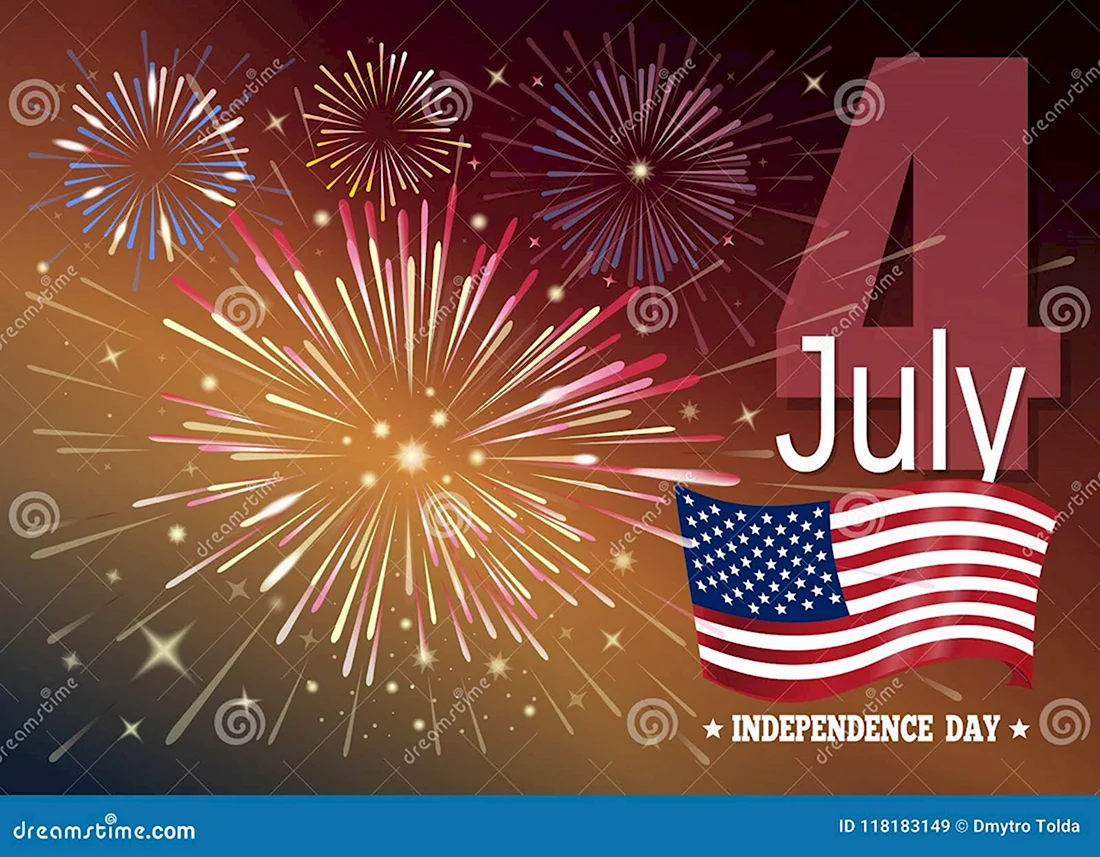 День независимости США 4 июля креатив