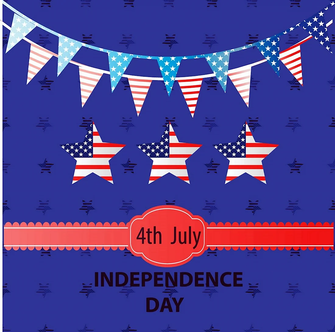 День независимости США надпись